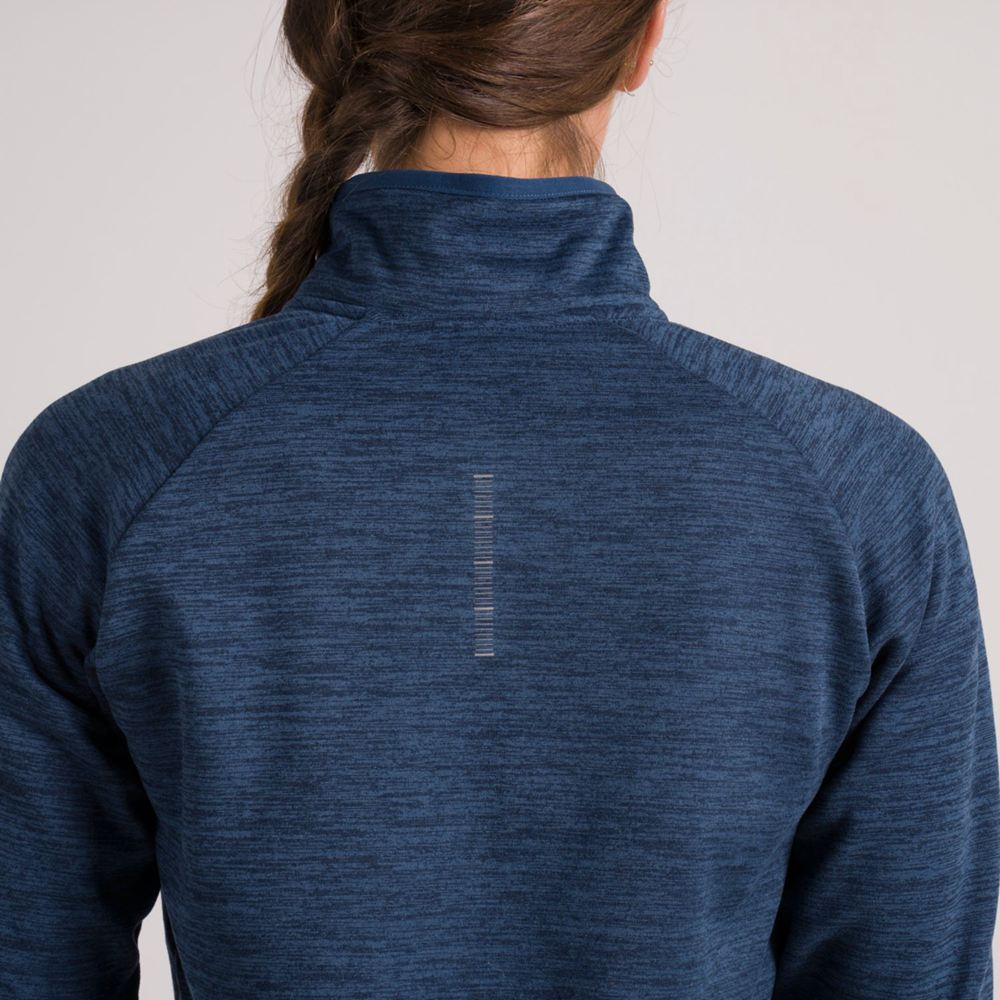 Pulls De Golf Altra Core 1/2 Zip Bleu Femme | QVJ-65353877