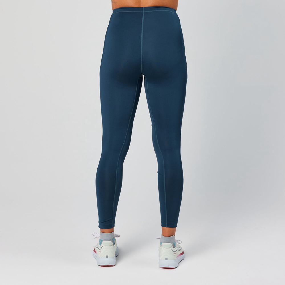 Leggings Altra Core Crop Bleu Femme | WSW-08135275