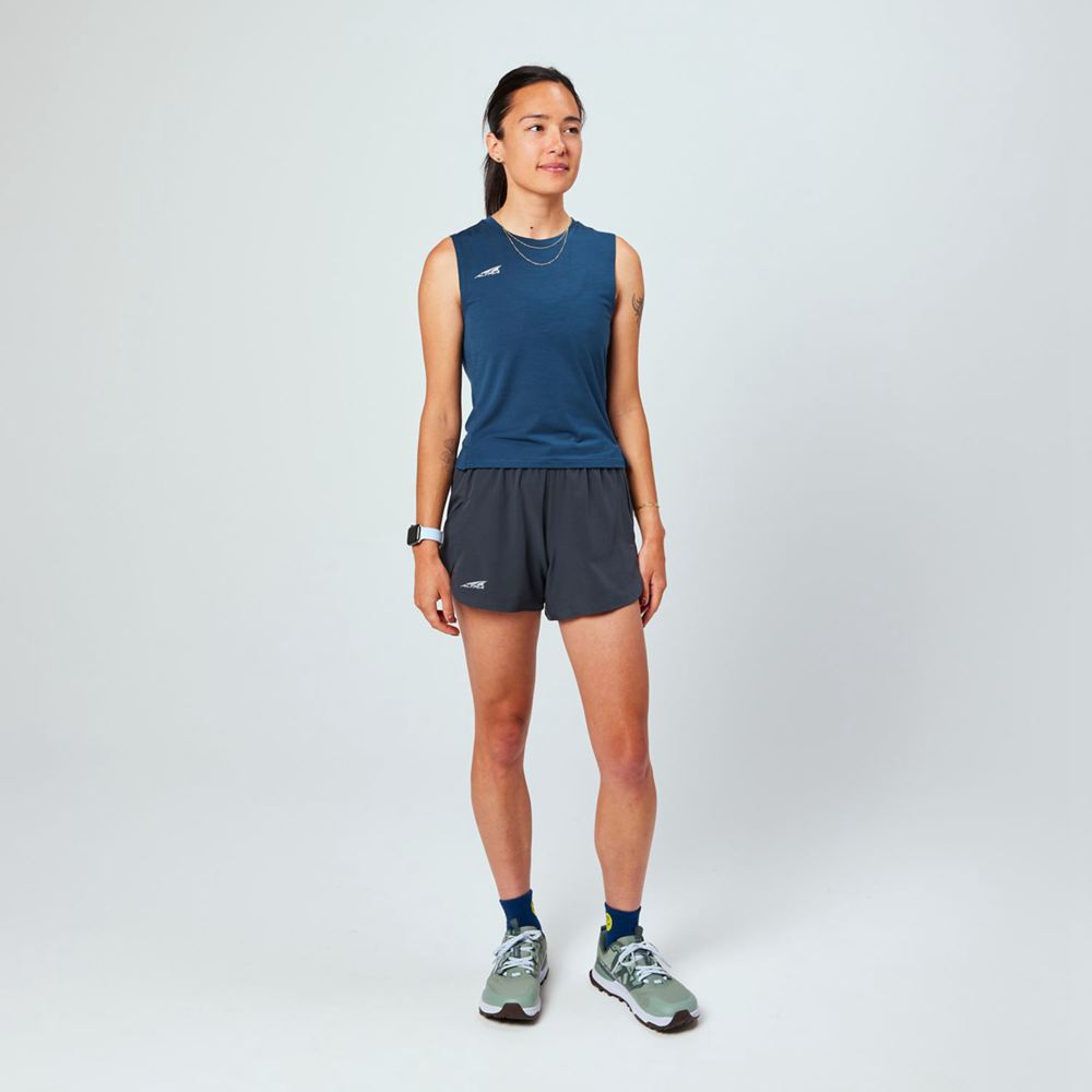 Short Altra Trail Stash Noir Femme | ITH-34164260