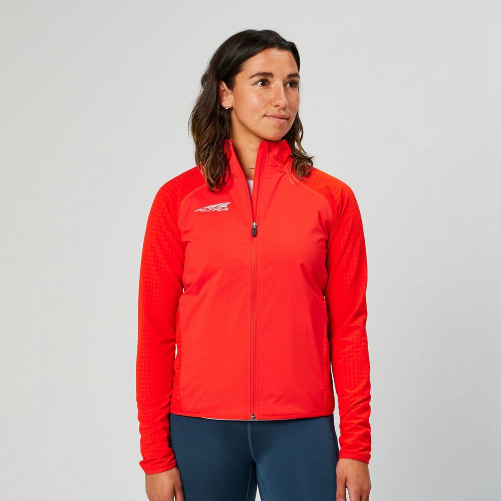 Veste Altra Core Hybrid Rouge Femme | NHW-41776189