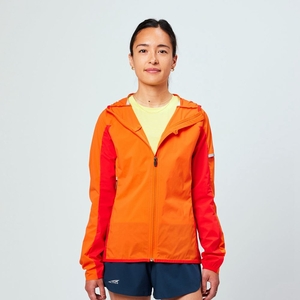 Coupe-Vent Altra Trail Rouge Orange Femme | HCG-56230922