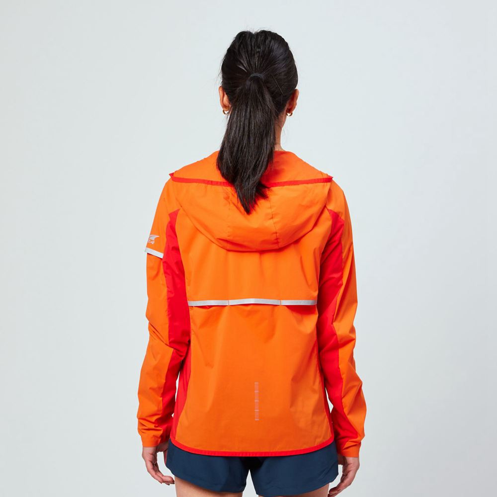 Coupe-Vent Altra Trail Rouge Orange Femme | HCG-56230922