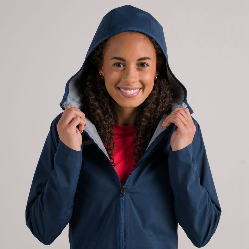 Veste Altra Waterproof Run Bleu Femme | FRP-41601175