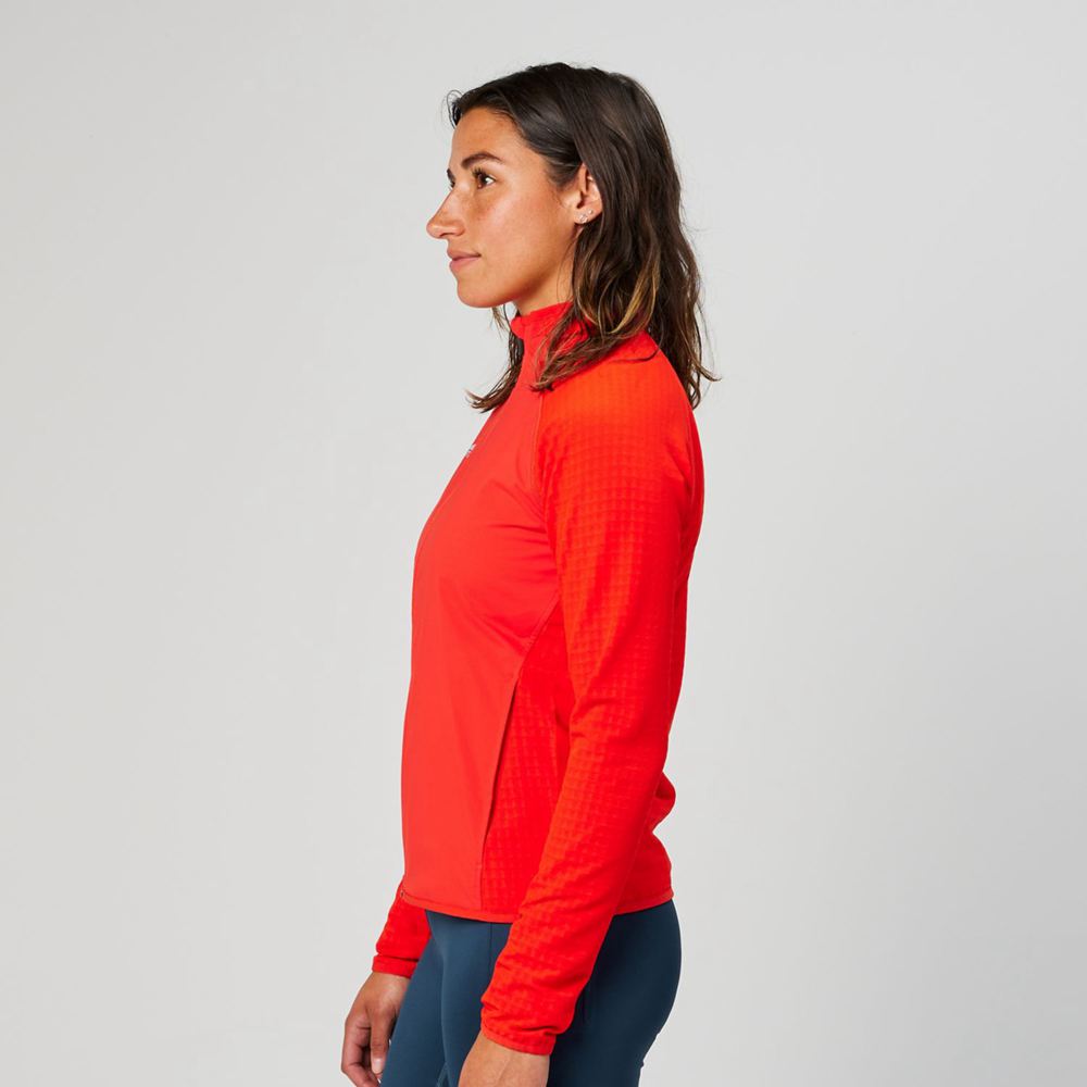 Veste Altra Core Hybrid Rouge Femme | NHW-41776189