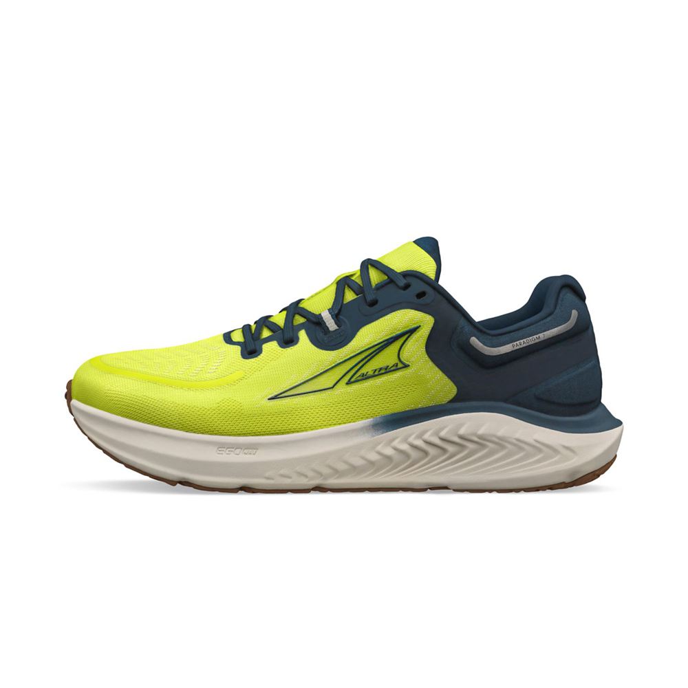 Chaussure de Marche Altra Paradigm 7 Jaune Vert Homme | POS-94594992