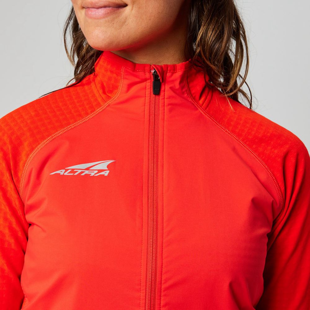 Veste Altra Core Hybrid Rouge Femme | NHW-41776189