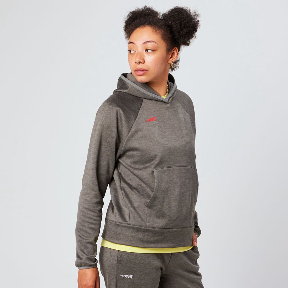 Sweat a Capuche Altra Run Without Rules Grise Femme | OJQ-78596814