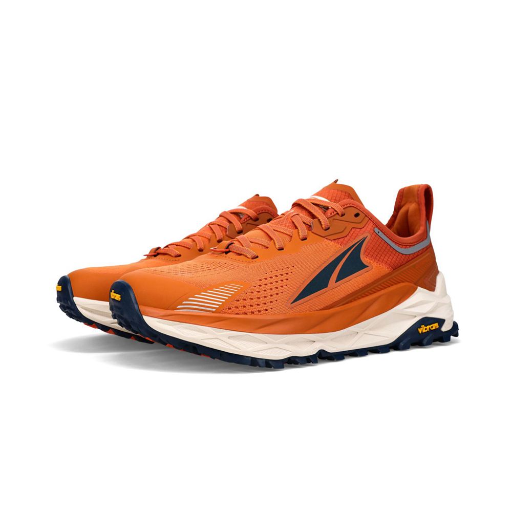 Chaussure de Marche Altra Olympus 5 Orange Homme | NSD-37245361