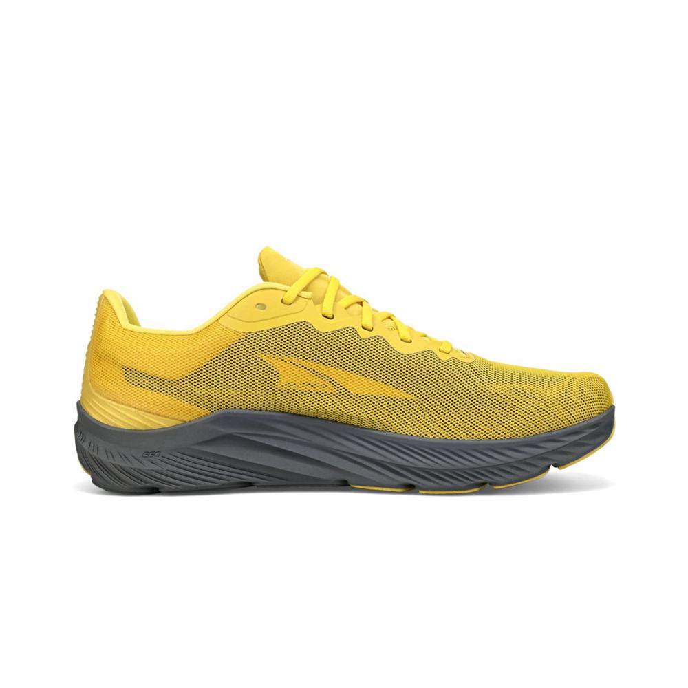 Chaussure de Marche Altra Rivera 3 Grise Jaune Homme | NUC-63071463