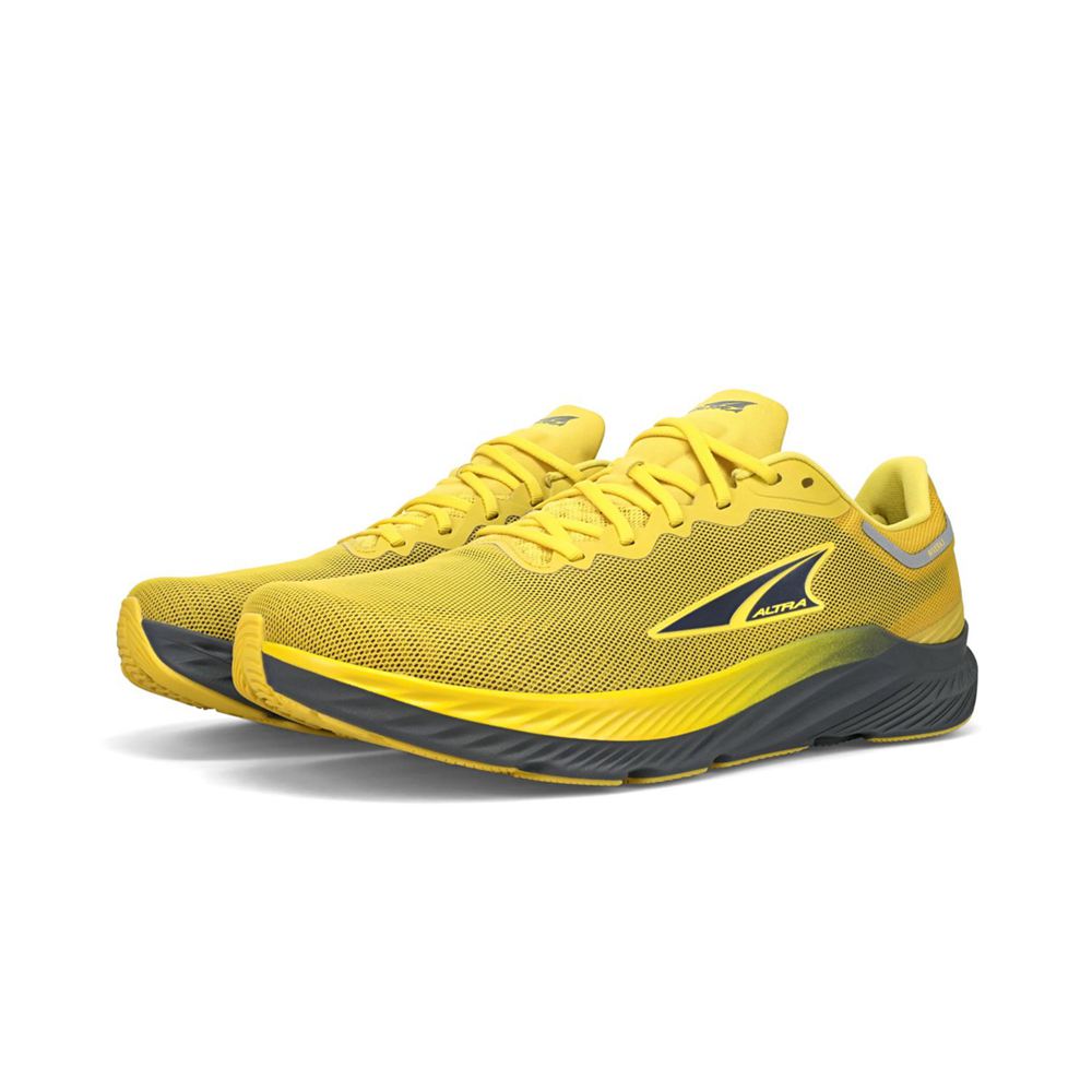 Chaussure de Marche Altra Rivera 3 Grise Jaune Homme | NUC-63071463