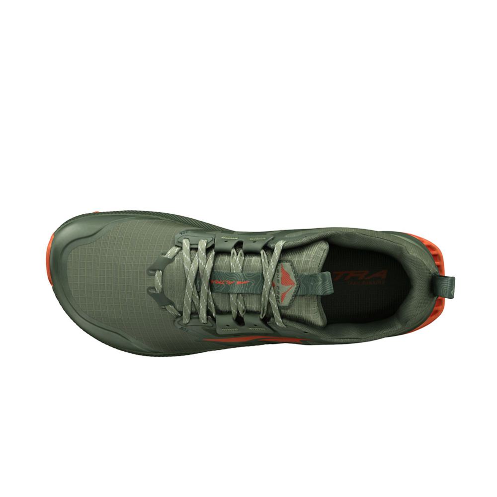 Chaussure de Marche Altra Lone Peak 8 Vert Olive Homme | ODM-18014889