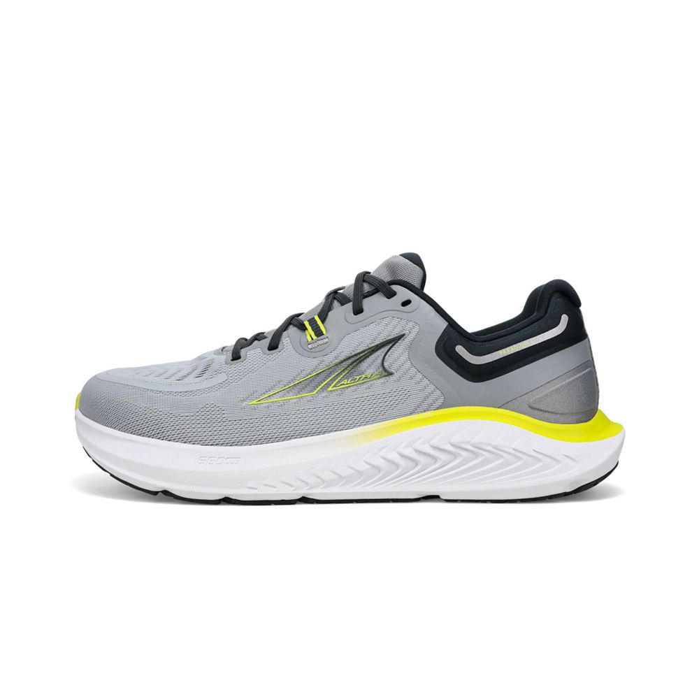 Chaussure de Marche Altra Paradigm 7 Grise Jaune Homme | AZO-68583484