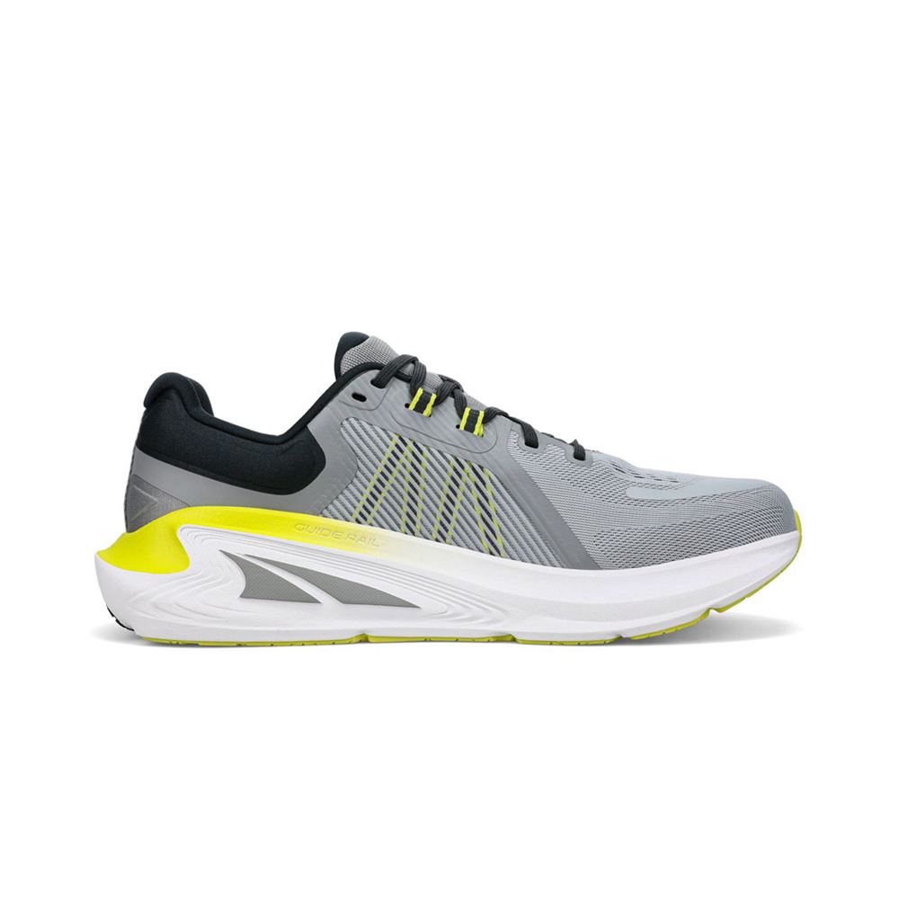 Chaussure de Marche Altra Paradigm 7 Grise Jaune Homme | AZO-68583484