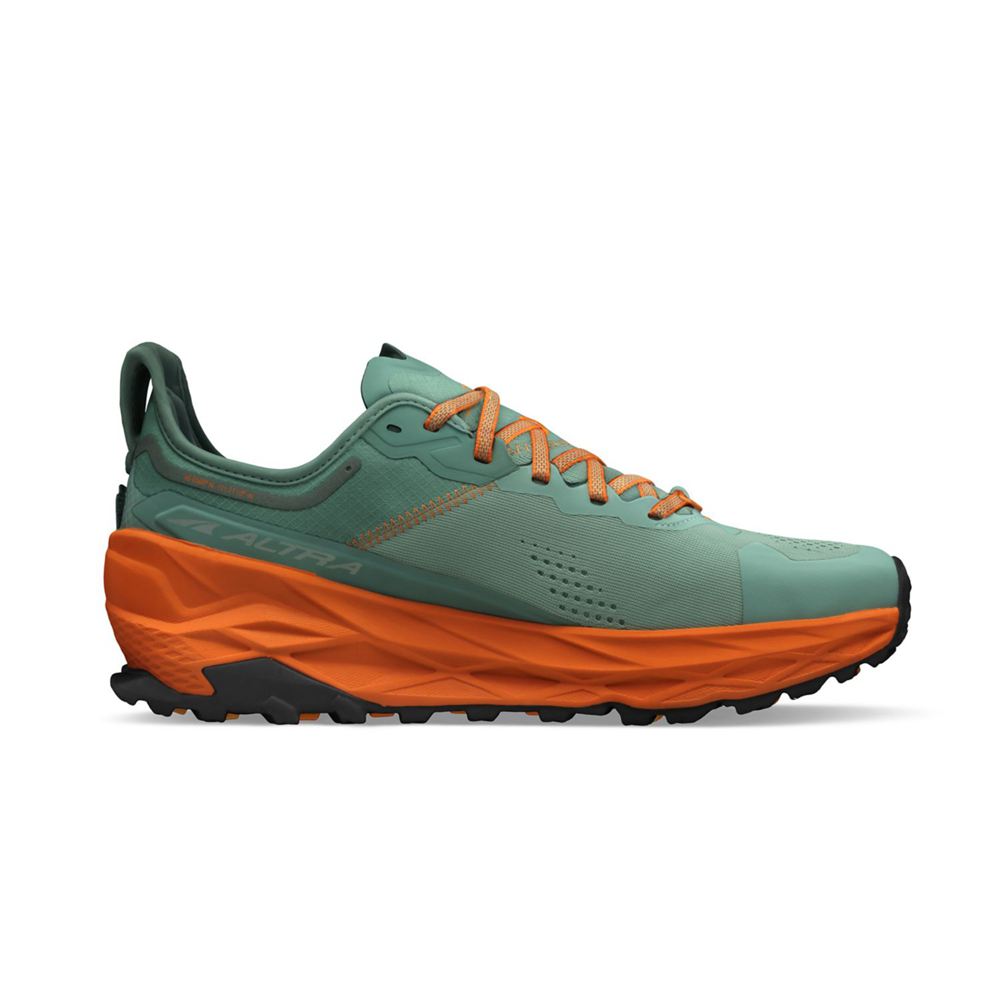 Chaussure de Marche Altra Olympus 5 Grise Orange Homme | HZE-92287254