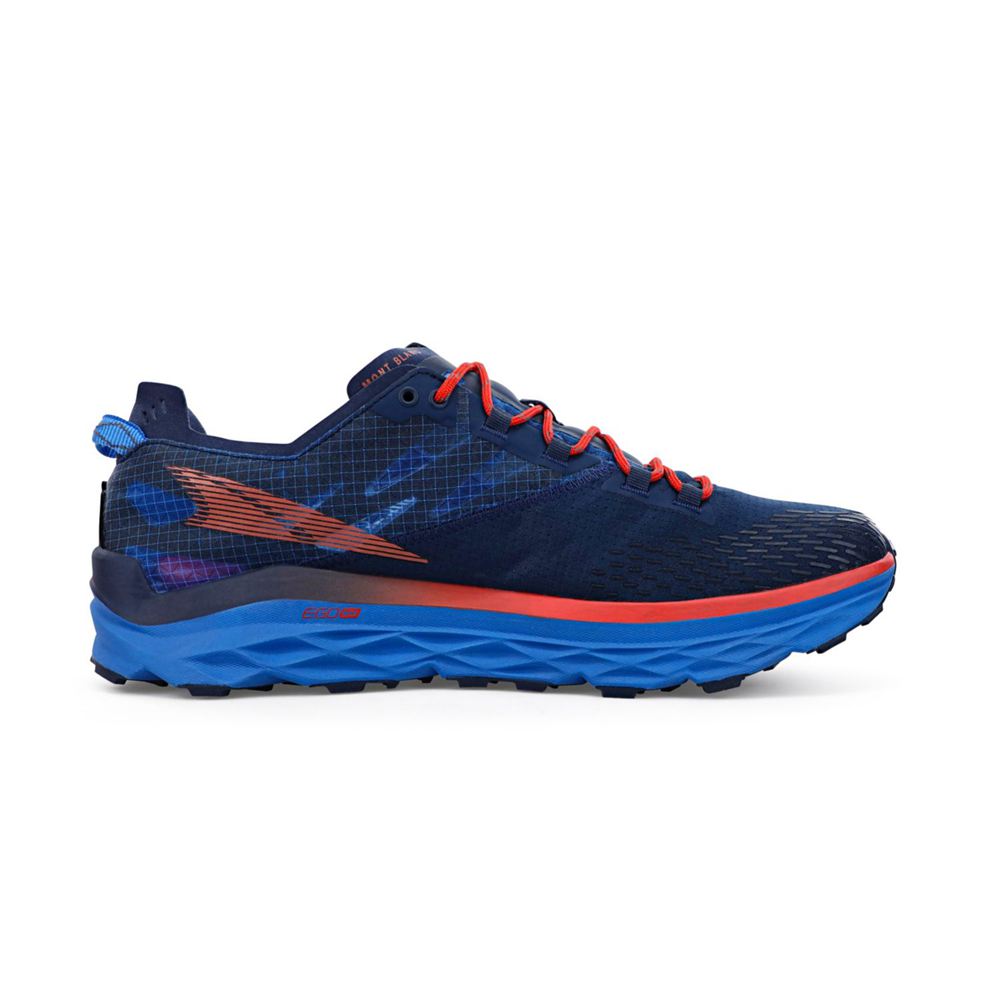 Chaussure Trail Running Altra Mont Blanc Bleu Rouge Homme | DCG-05501955