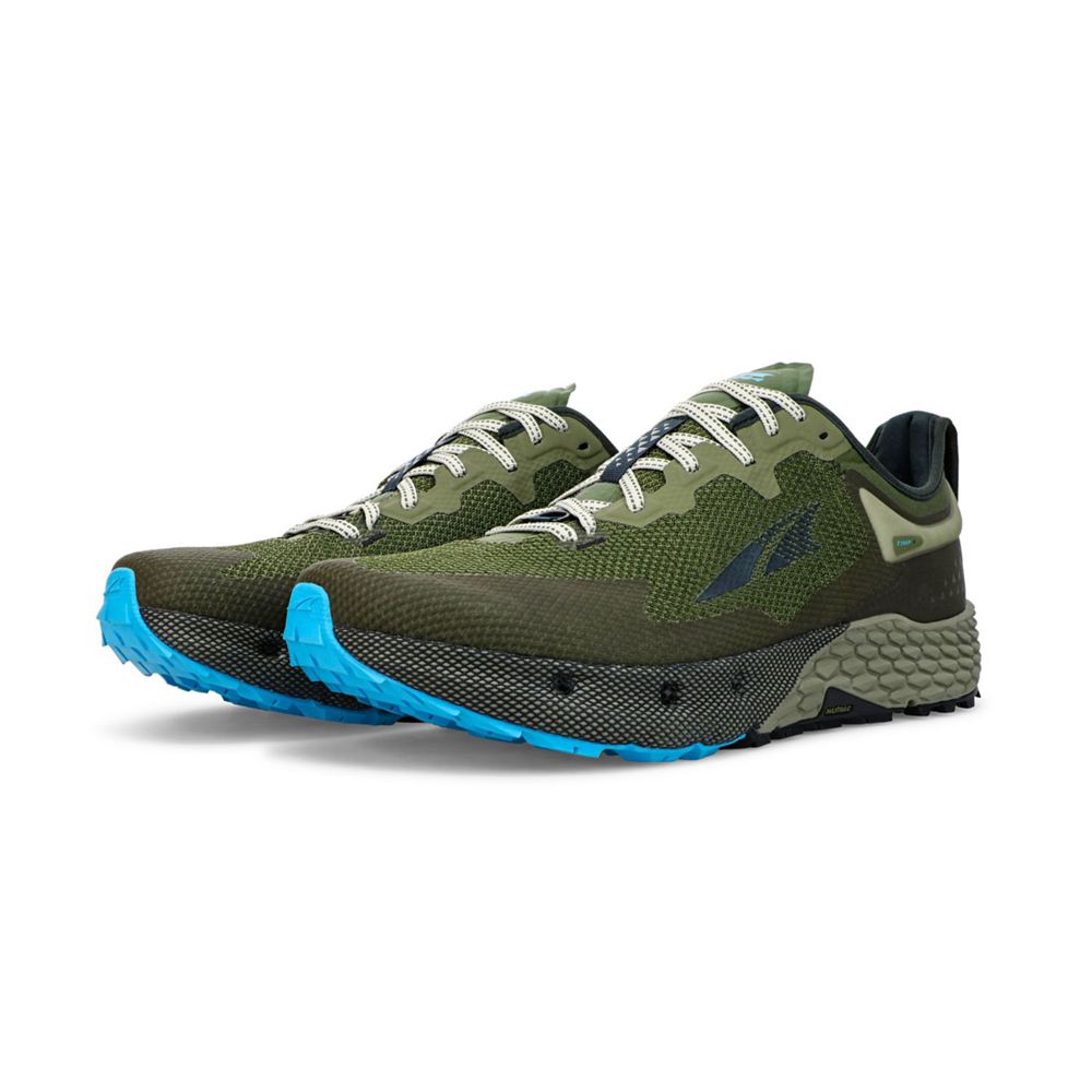 Chaussure Trail Running Altra Timp 4 Vert Olive Homme | IAW-85823380