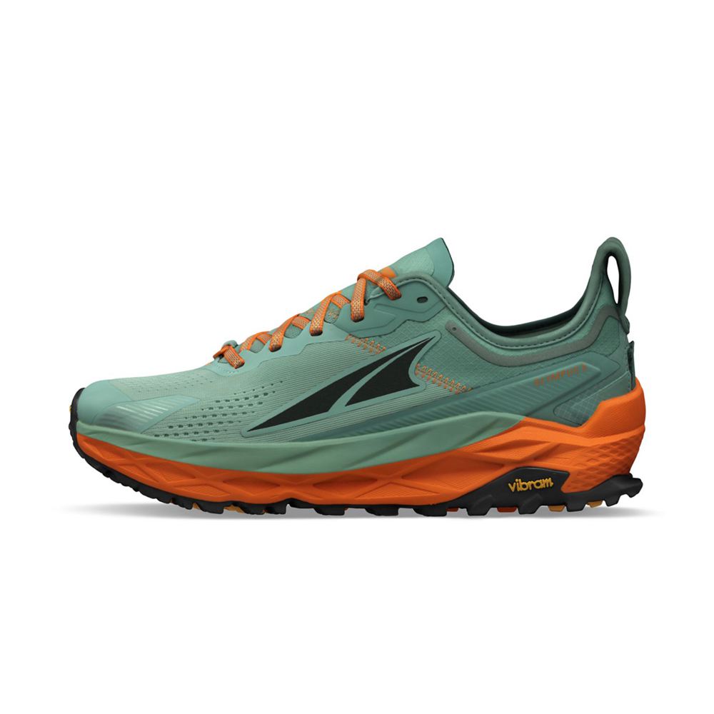 Chaussure Trail Running Altra Olympus 5 Grise Orange Homme | RPY-19448103