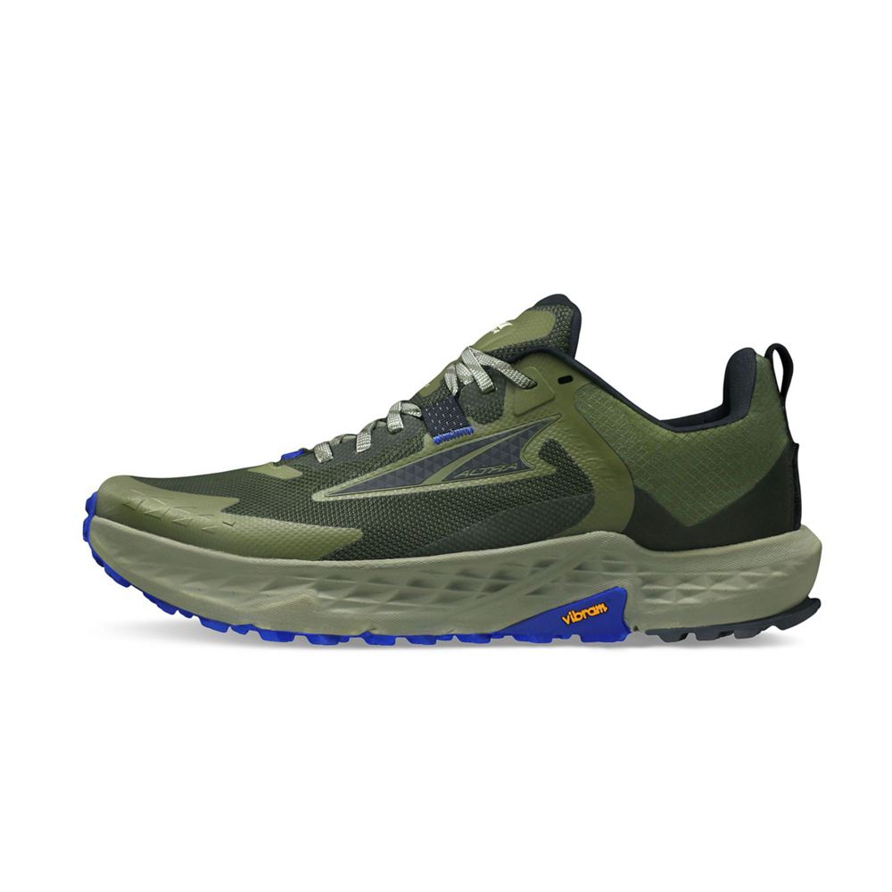 Chaussure Trail Running Altra Timp 5 Vert Olive Homme | XEF-89114096