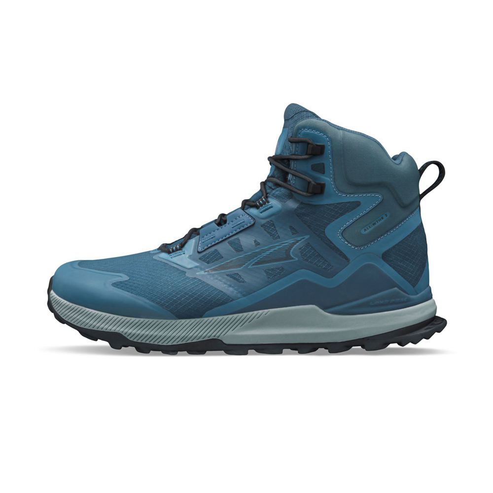 Chaussure Trail Running Altra Lone Peak ALL-WTHR Mid 2 Bleu Homme | ASD-81976929