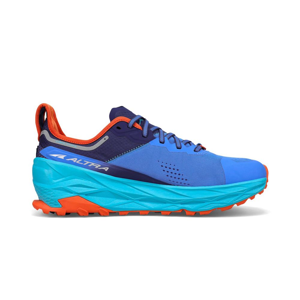 Chaussure Trail Running Altra Olympus 5 Bleu Homme | TVF-40918575