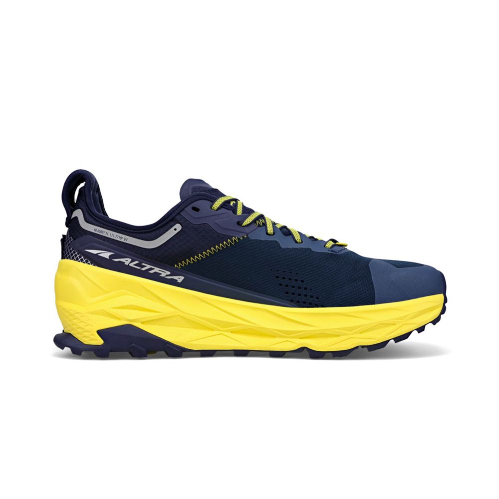 Chaussure Trail Running Altra Olympus 5 Bleu Marine Homme | EEG-17164300