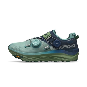 Chaussure Trail Running Altra Mont Blanc BOA Bleu Vert Homme | OTN-91045260