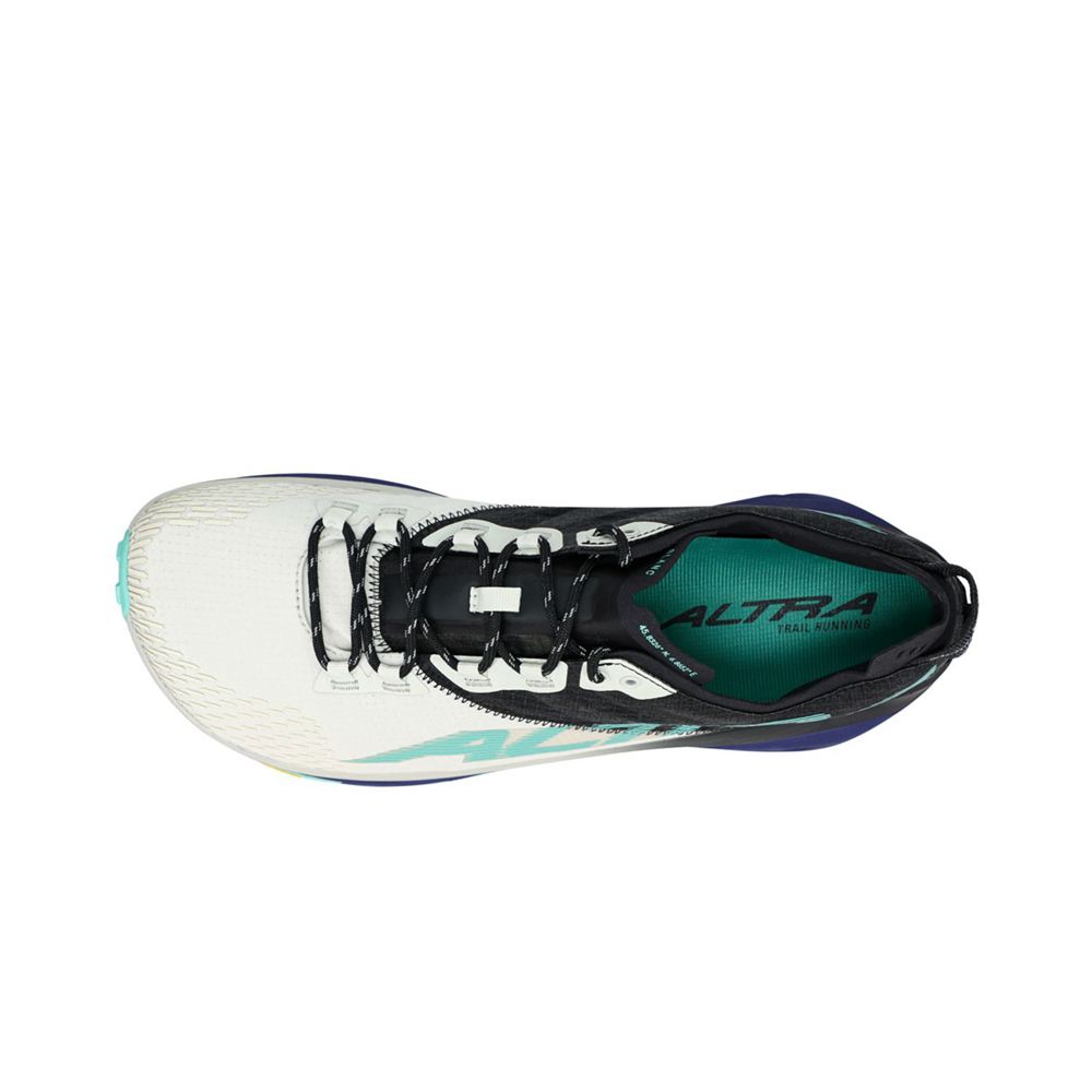 Chaussure Trail Running Altra Mont Blanc Noir Vert Homme | HHD-01880582