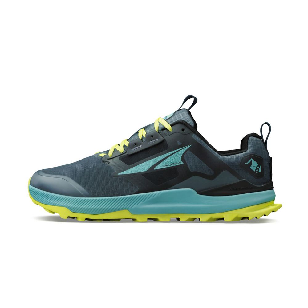 Chaussure Trail Running Altra Lone Peak 8 Noir Vert Homme | CVQ-65253847