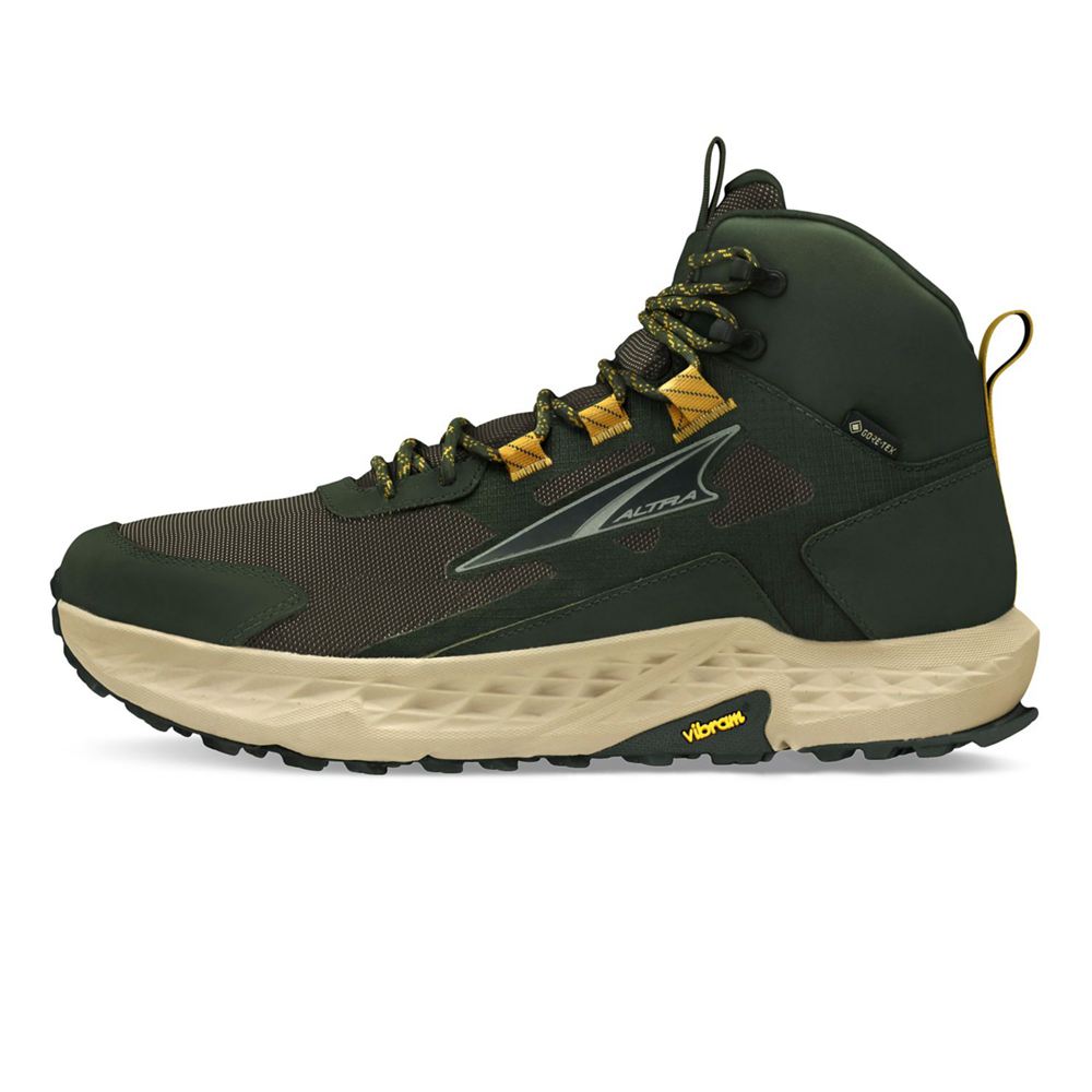 Chaussure Trail Running Altra Timp Hiker GTX Vert Olive Homme | NUU-50621896