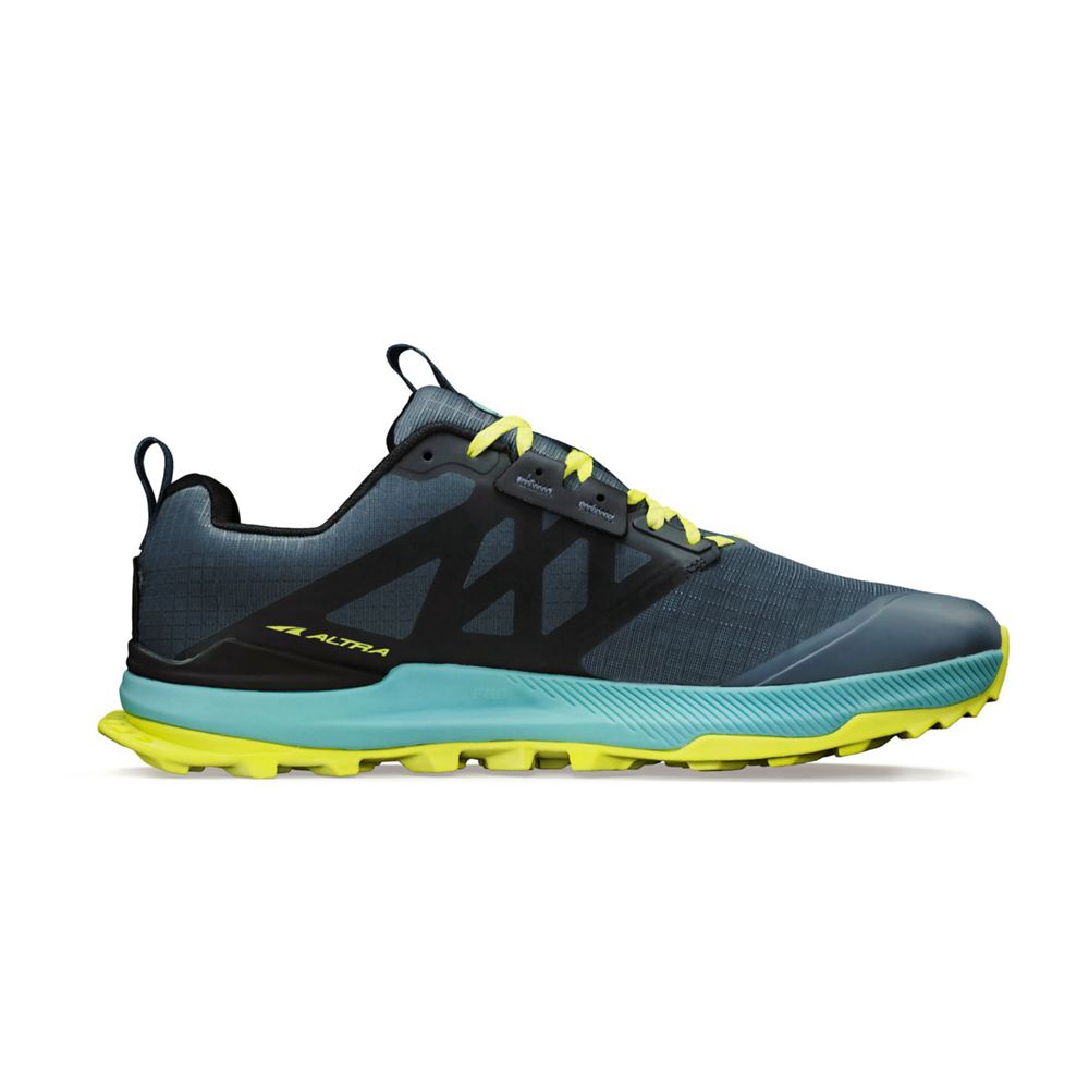 Chaussure Trail Running Altra Lone Peak 8 Noir Vert Homme | CVQ-65253847