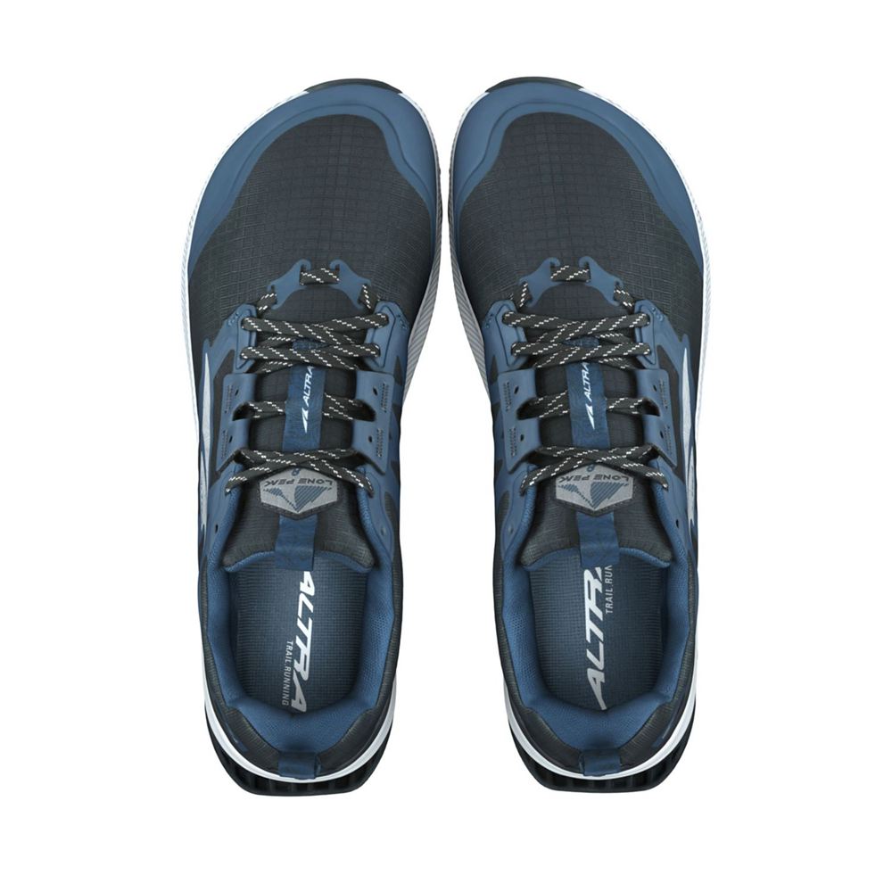 Chaussure Trail Running Altra Lone Peak 8 Bleu Marine Noir Homme | VJP-29636651