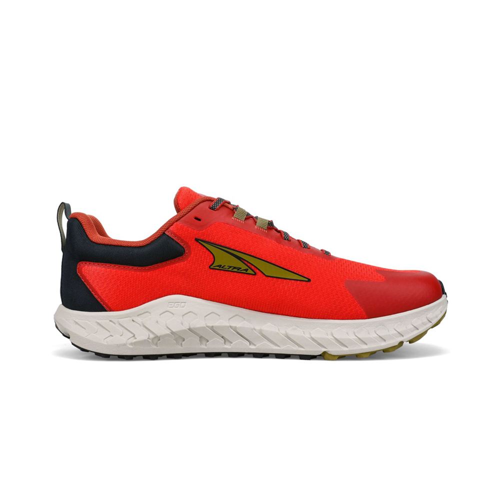 Chaussures Running Route Altra Outroad 2 Noir Rouge Homme | AYE-20010133