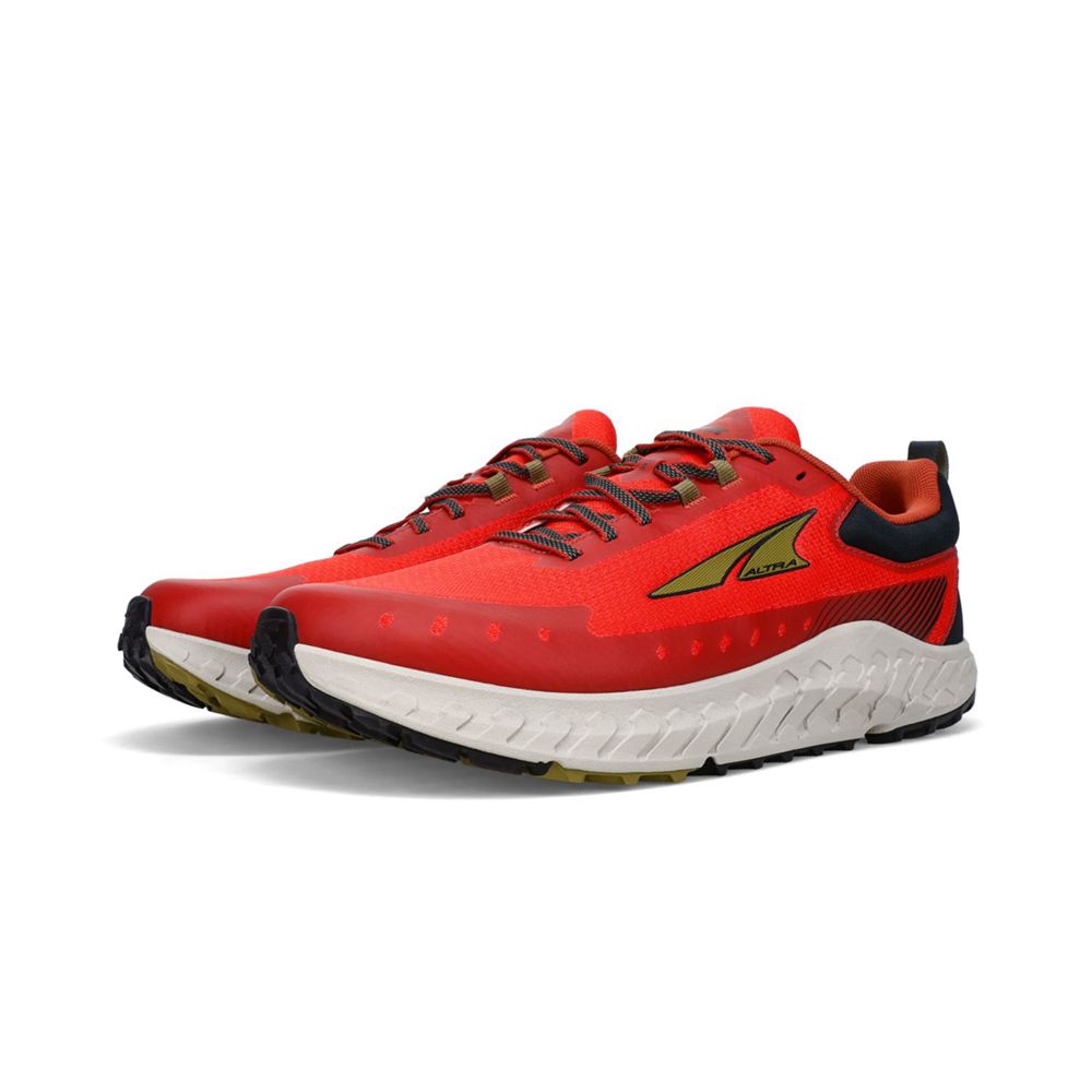 Chaussures Running Route Altra Outroad 2 Noir Rouge Homme | AYE-20010133