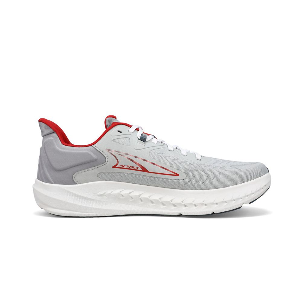 Chaussures Running Route Altra Torin 7 Grise Rouge Homme | AUY-80144625