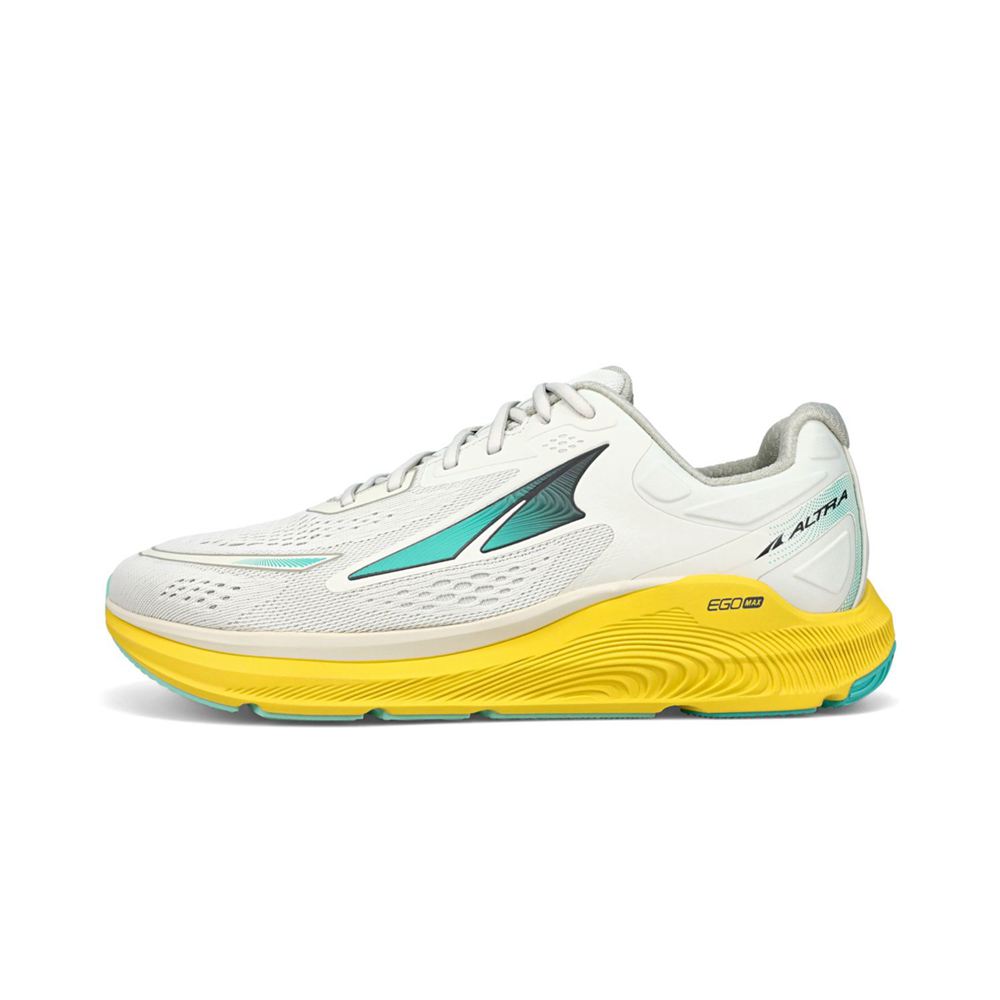 Chaussures Running Route Altra Paradigm 6 Grise Jaune Homme | MNP-26224992