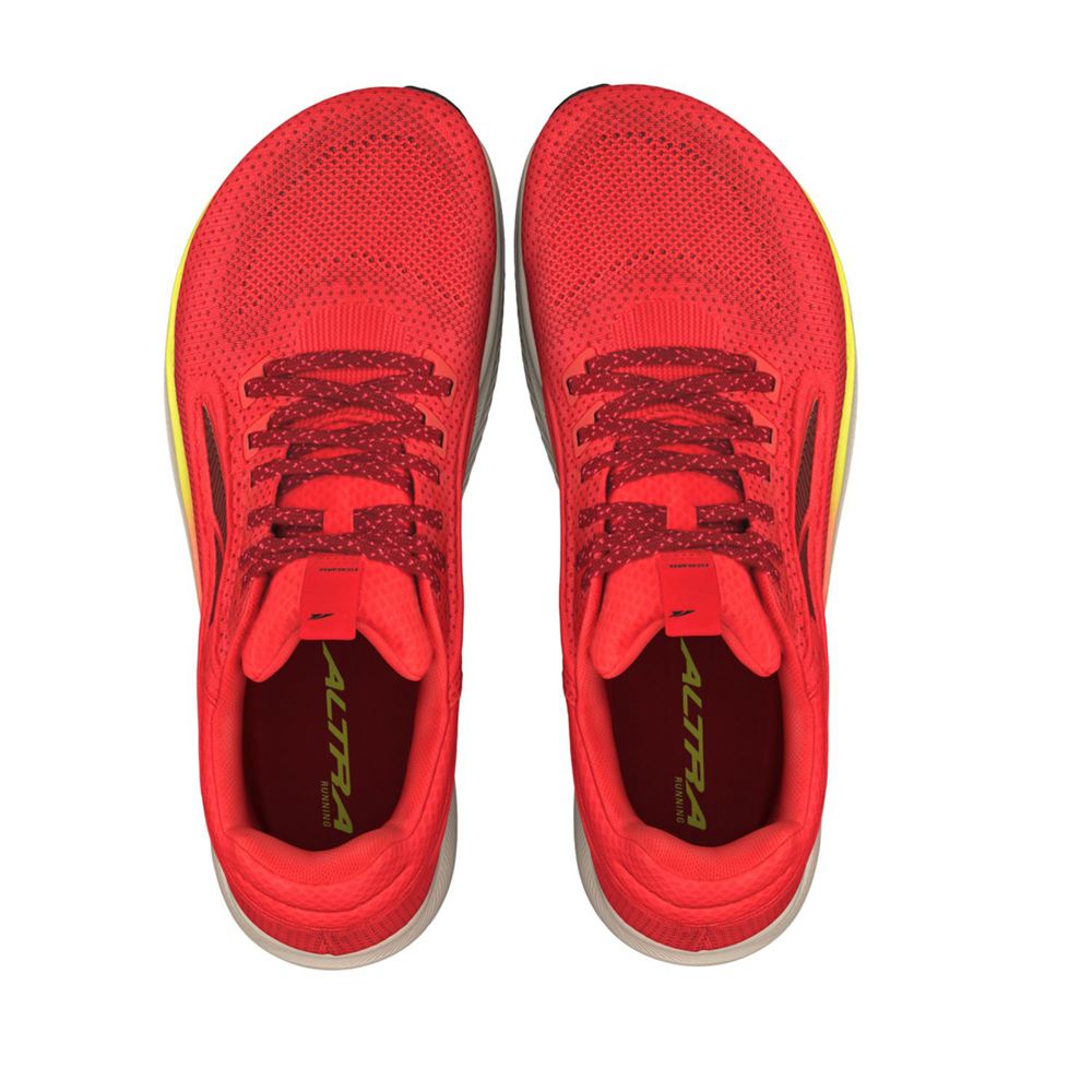 Chaussures Running Route Altra Escalante 3 Rouge Jaune Homme | XHM-13367112