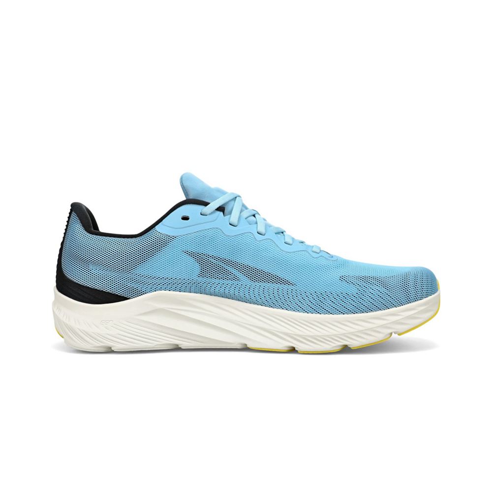 Chaussures Running Route Altra Rivera 3 Bleu Jaune Homme | GMD-40437313