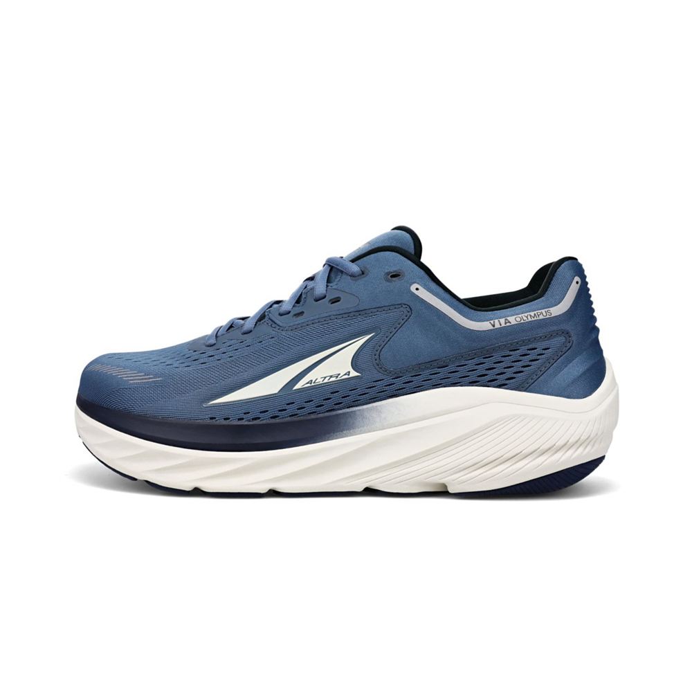 Chaussures Running Route Altra VIA Olympus Bleu Homme | URO-61073933