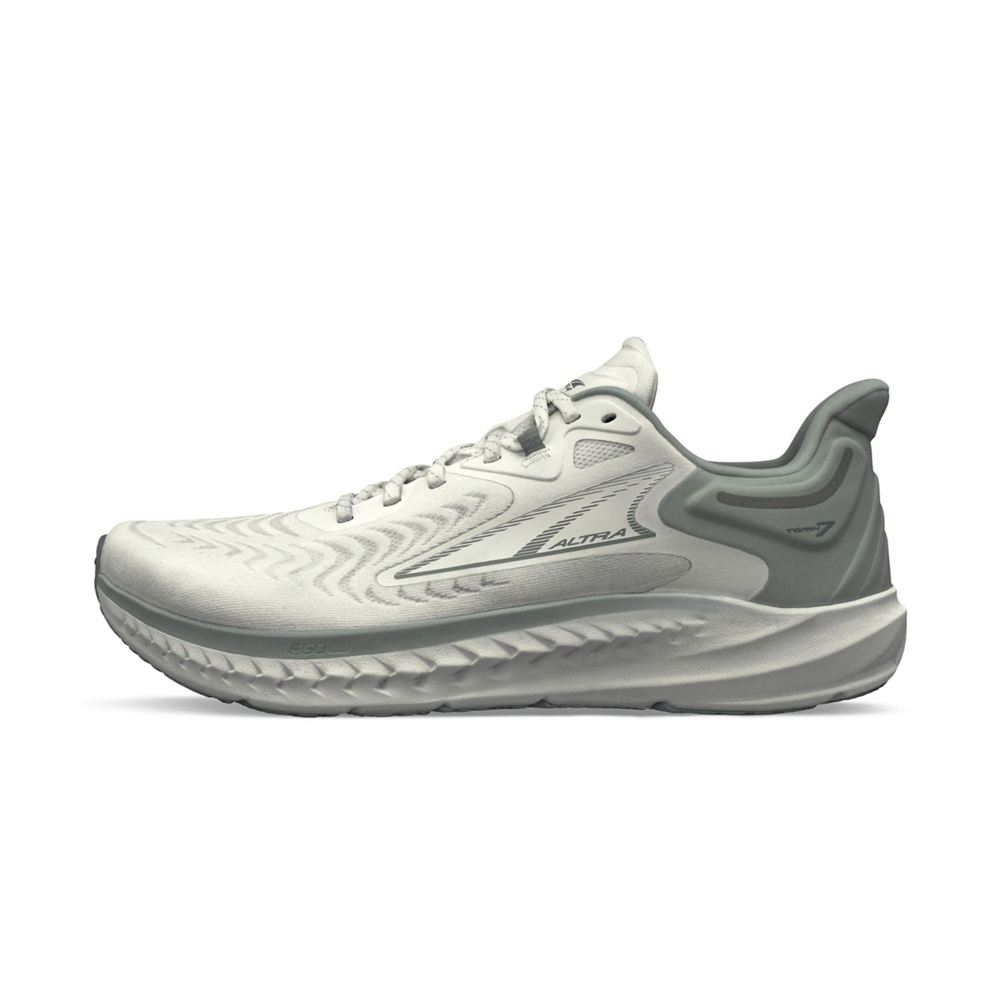 Chaussures Running Route Altra Torin 7 Blanche Homme | JFN-16393845