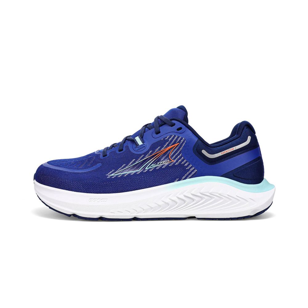 Chaussures Running Route Altra Paradigm 7 Bleu Homme | IAZ-81983812