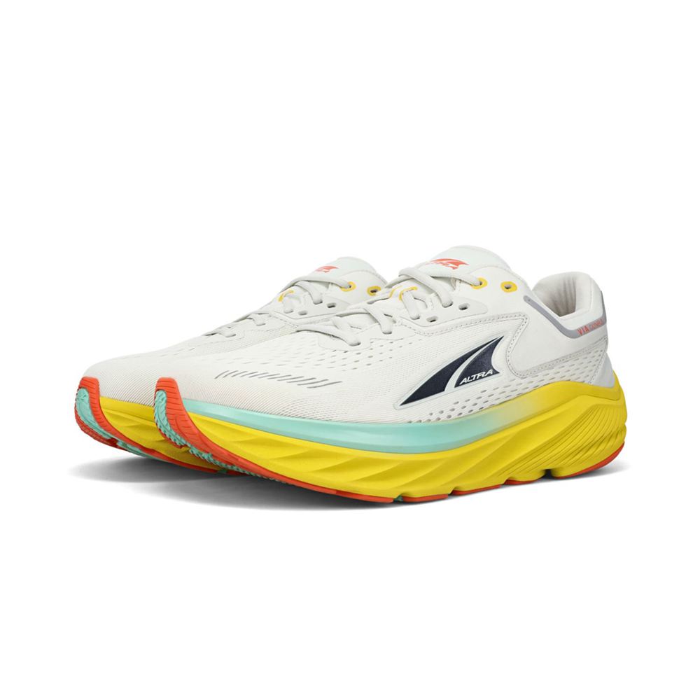 Chaussures Running Route Altra VIA Olympus Grise Jaune Homme | TSO-57511411