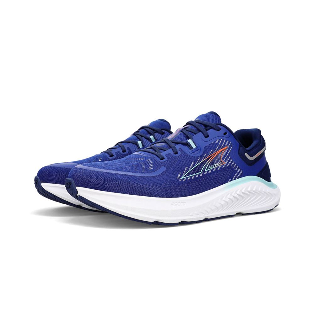 Chaussures Running Route Altra Paradigm 7 Bleu Homme | IAZ-81983812