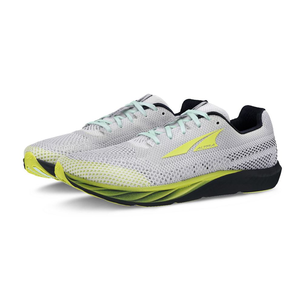 Chaussures Running Route Altra Escalante Racer 2 Blanche Noir Homme | BBW-92345448