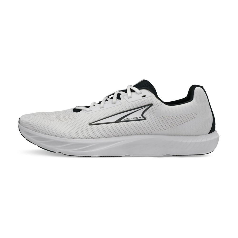 Chaussures Running Route Altra Escalante 4 Blanche Noir Homme | CLF-51204735