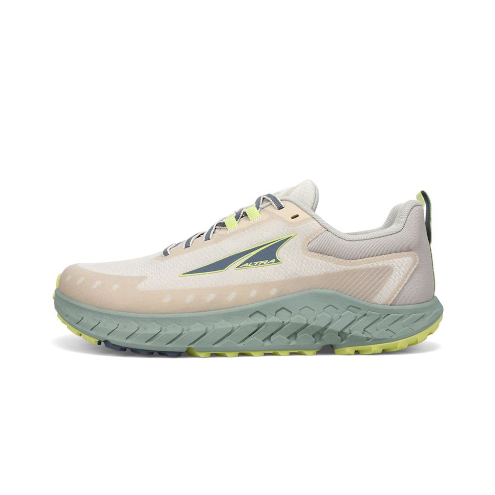 Chaussures Running Route Altra Outroad 2 Grise Vert Homme | DXQ-64416185