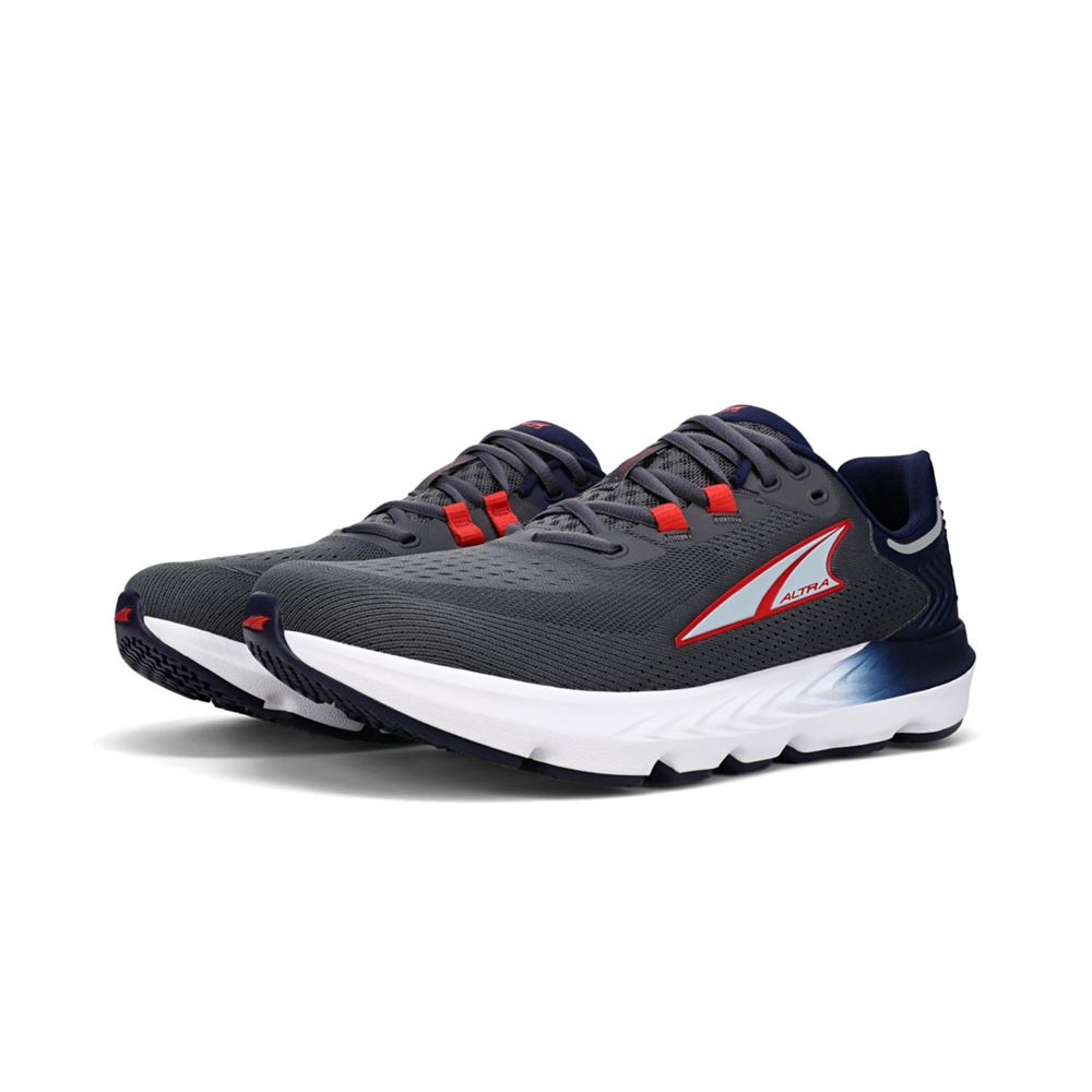 Chaussures Running Route Altra Provision 7 Grise Homme | QCC-06830351