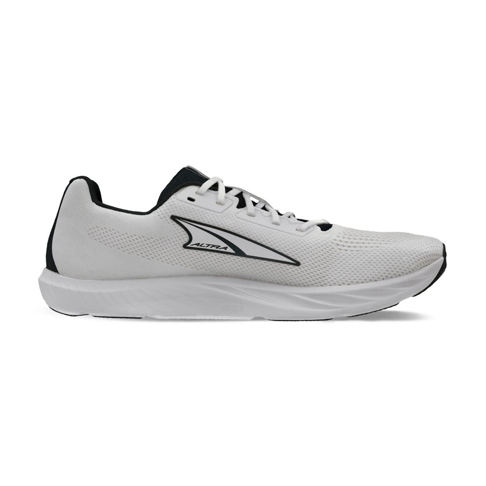 Chaussures Running Route Altra Escalante 4 Blanche Noir Homme | CLF-51204735