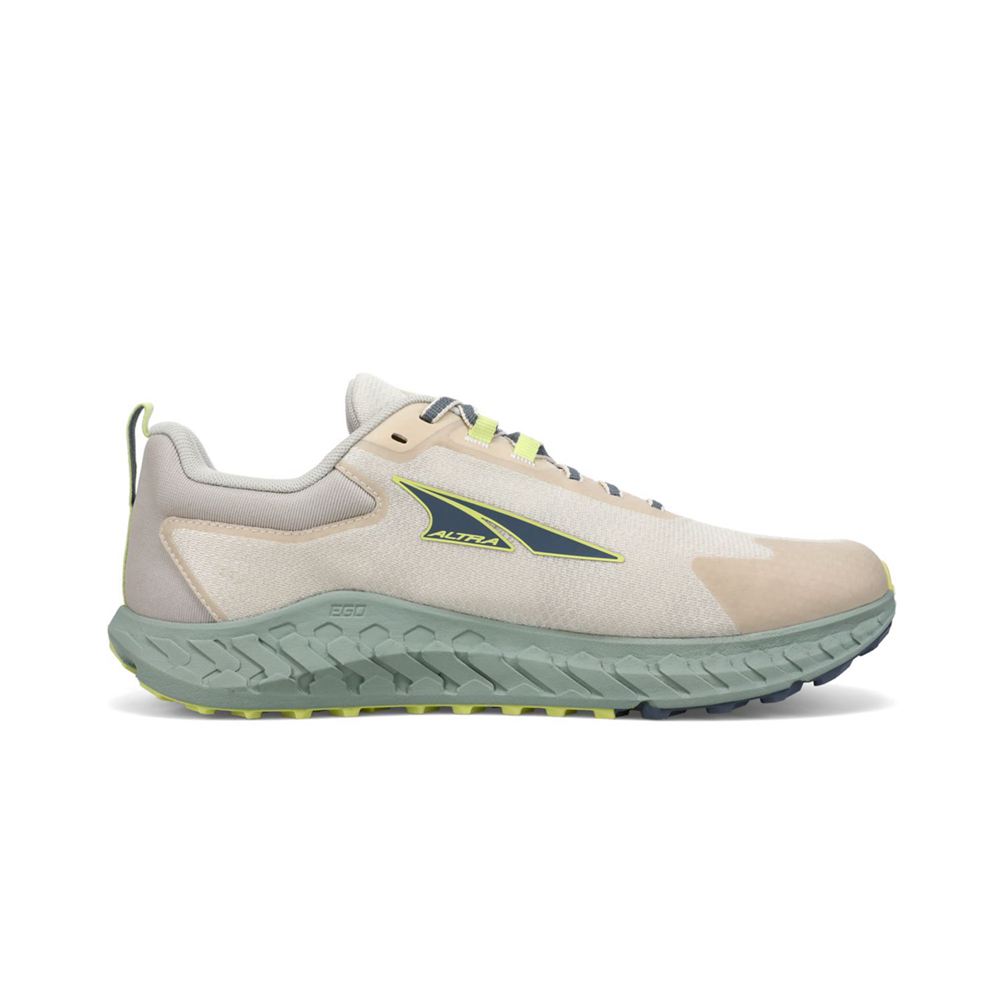 Chaussures Running Route Altra Outroad 2 Grise Vert Homme | DXQ-64416185