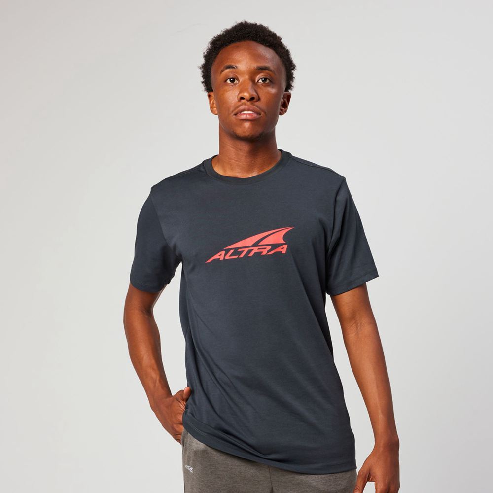 T-Shirt Altra Everyday Recycled Noir Homme | KLL-70475466