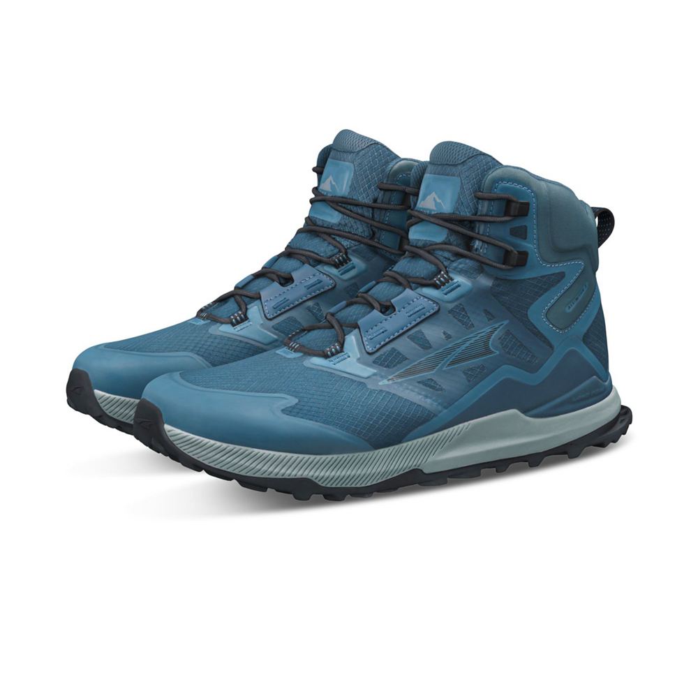 Chaussure de Randonnée Altra Lone Peak ALL-WTHR Mid 2 Bleu Homme | EHF-32034730